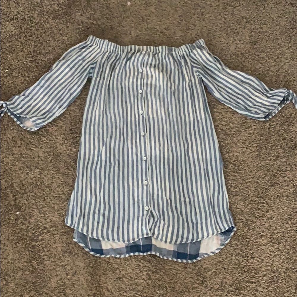 Anthropologie Off the Shoulder Tunic